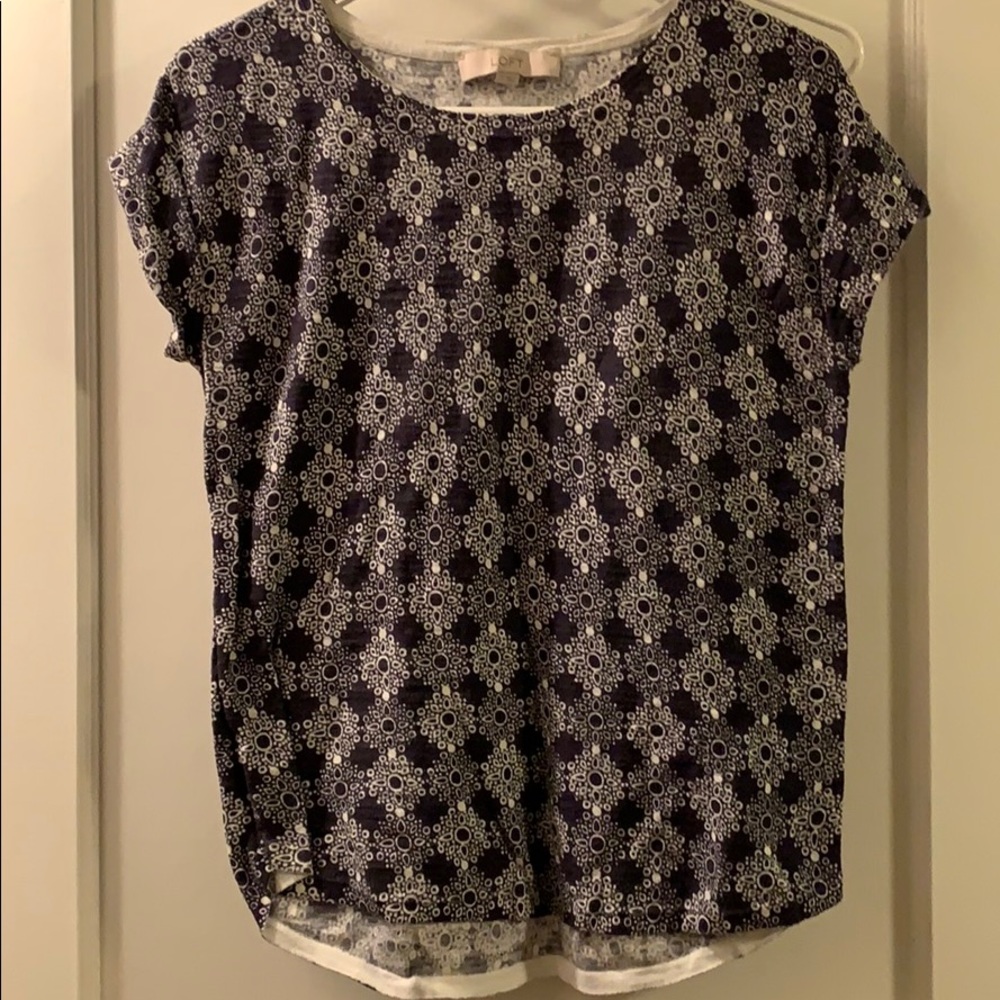 Short sleeved sweater tee